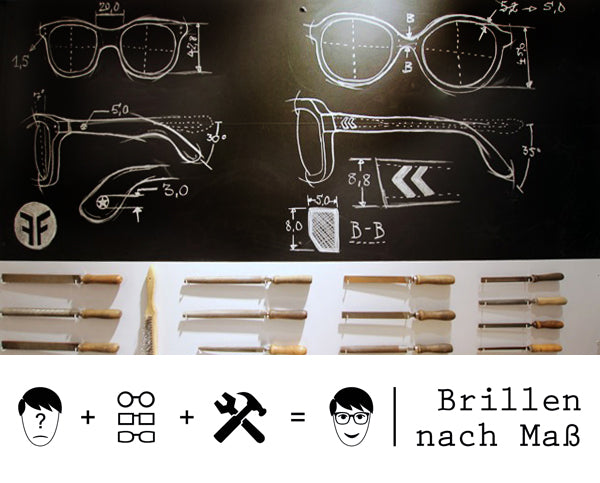 Brille nach Maß - maßgefertigte Brille von unseren Brillenmachern
