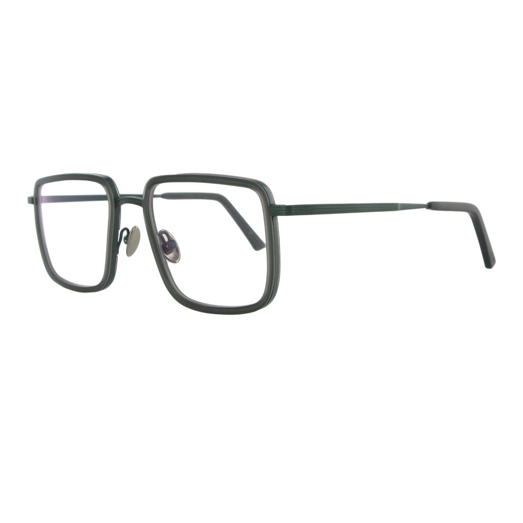 FUNK-SCHUSTER : Anubis -cgy dark green matt with grey acetate rim