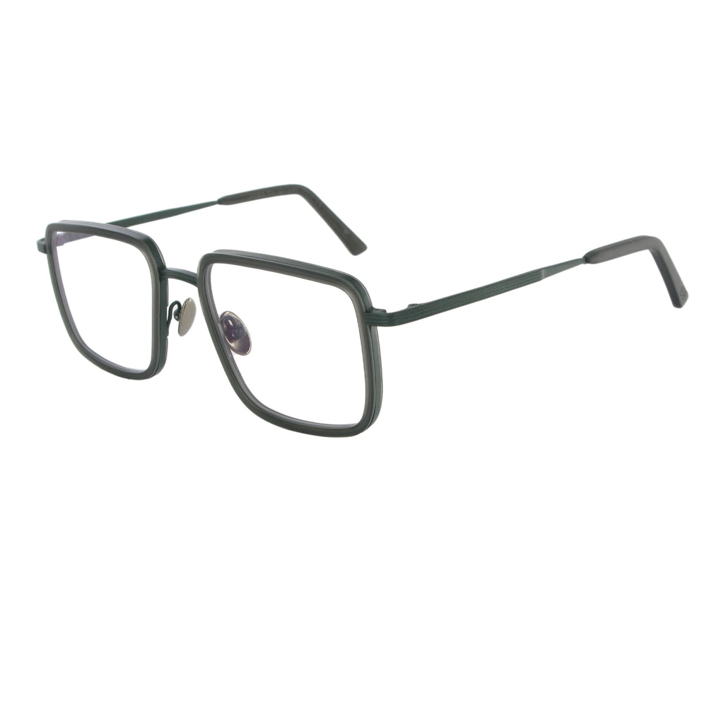 FUNK-SCHUSTER : Anubis -cgy dark green matt with grey acetate rim