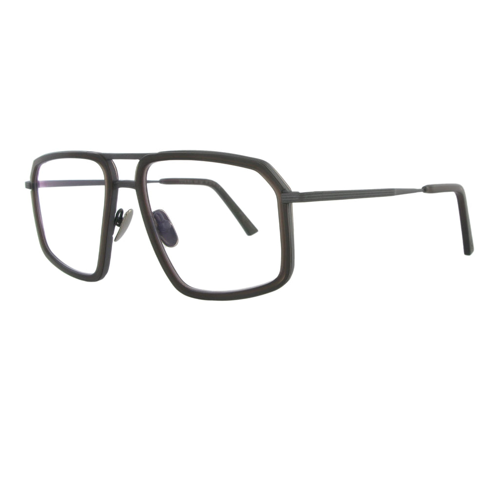 Funk-Schuster Toth titanium rim cor-grey -crystal brown grey