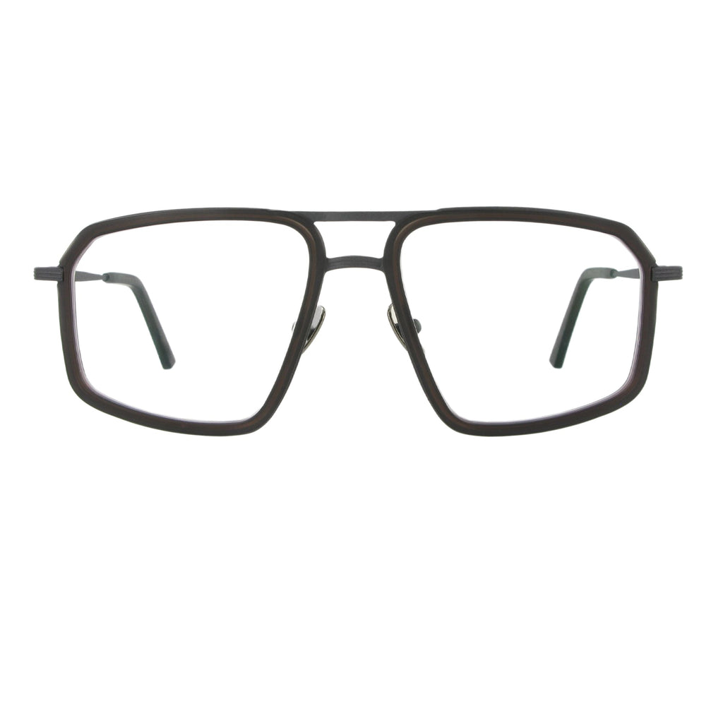 Funk-Schuster Toth titanium rim cor-grey -crystal brown grey