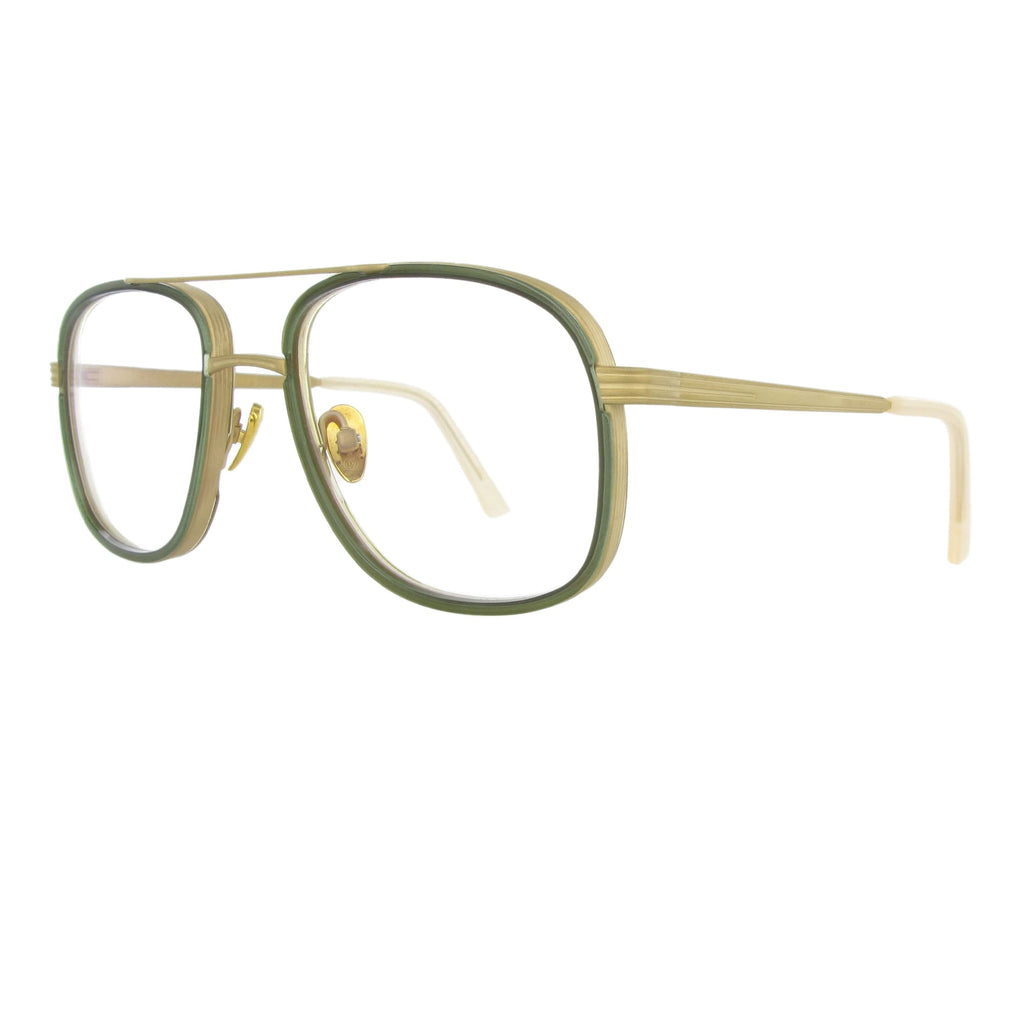 Funk-Schuster GEB champaign-gold matt titanium - green matt acetate rim