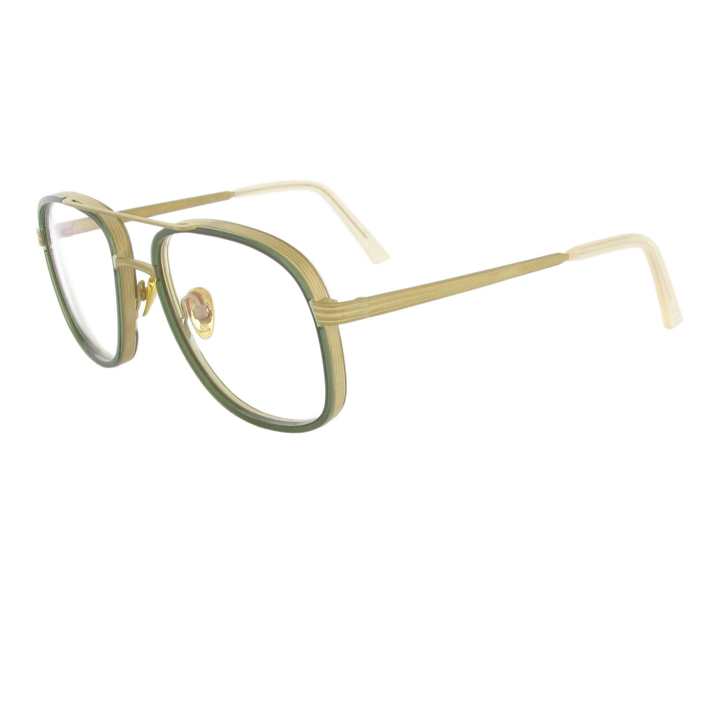 Funk-Schuster GEB champaign-gold matt titanium - green matt acetate rim